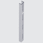 Single slotted wall upright, 50mm