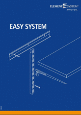Assembly instruction for the shelf system EASY
