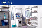 The shelf system for your laundry! Cleanliness and order.